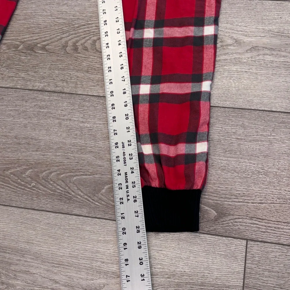 Dixxon Flannel Co Pajama Pants Mens Medium Red Plaid Jogger Lounge Sleepwear